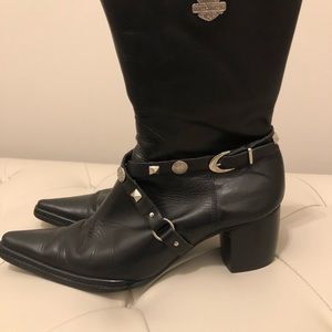 Harley Davidson Women Leather boots Used